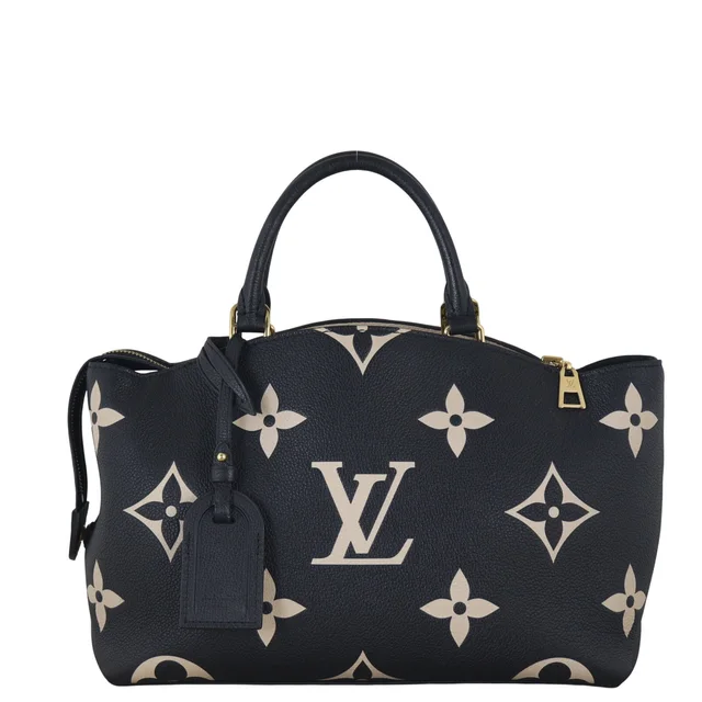 Louis Vuitton Petite Palais Monogram Empreinte Giant Bicolour in Leather from Luxe.It.Fwd