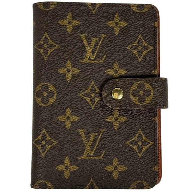 Louis Vuitton Porte Papier Zip Wallet Billfold Wallet Bi Fold Monogram Brown in brown|red from Poshmark, photo 1 of 1
