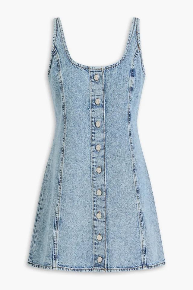 Frame The Shift Faded Denim Mini Dress from THE OUTNET, photo 1 of 1