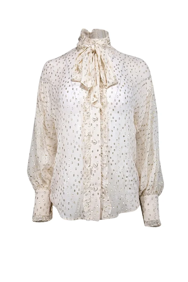 REDValentino Ivory & Blue Stripe Knit Jacket Sz XS in White from Current Boutique, photo 2 of 58
