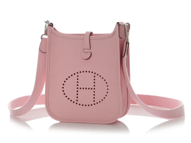 Hermès Rose Sakura Clémence Evelyne TPM in Pink Clemence leather from Ann's Fabulous Finds, photo 2 of 10