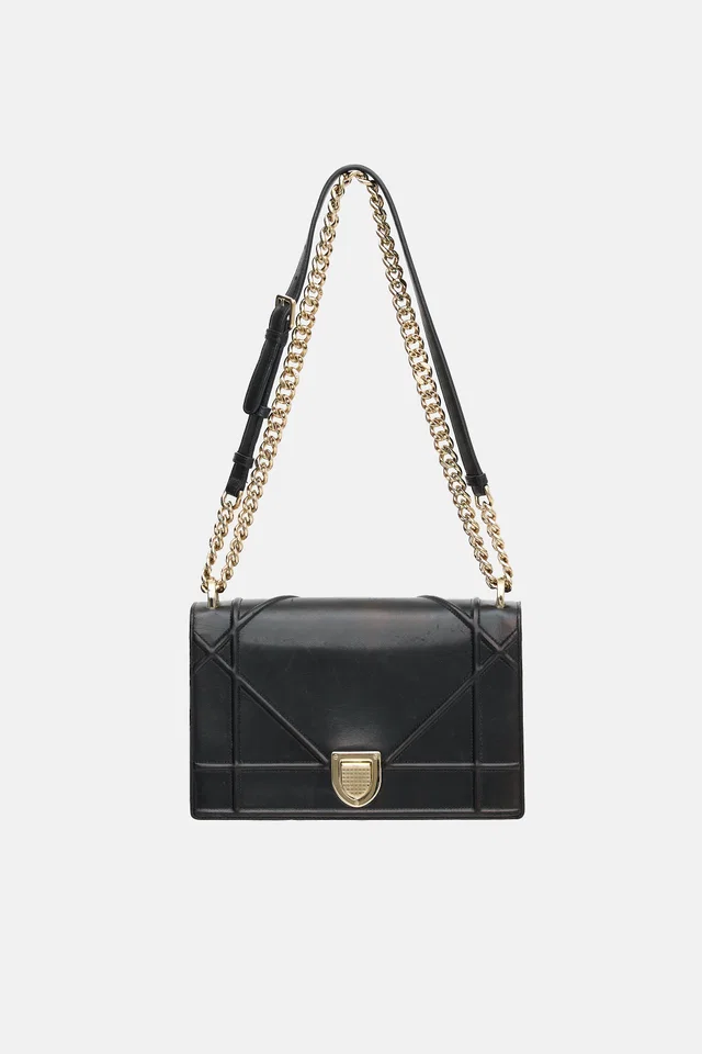 Dior 2016 Leather Diorama Bag in Leather from VSP Consignment