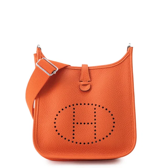 Hermès Evelyne 3 Tangerine Taurillon Clemence Size 23 in Clemence leather from GALLERY RARE
