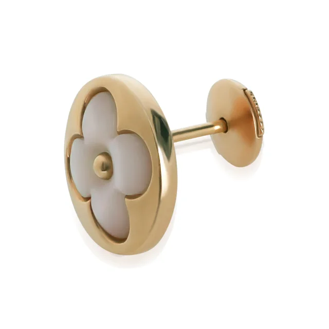 Louis Vuitton Rose Gold Mother Of Pearl Blossom Bb Sun Single Earring 18k in Pink from HEWI, photo 2 of 5