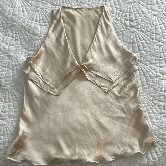 Giorgio Armani Vintage Antinea Srl 100% Silk Top in Silk from Poshmark