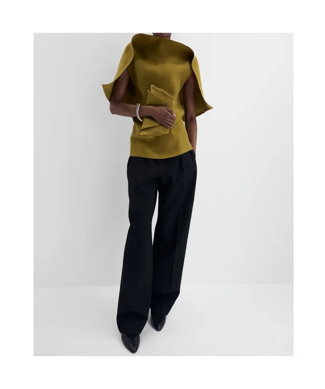Magda Butrym Long draped silk shirt, photo 3 of 3 from SENSER