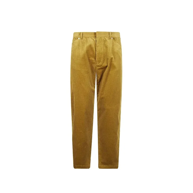 Prada Multicolor Cotton Casual Pants in Multicolor Velvet from HEWI