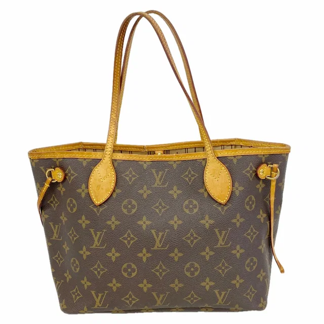 Louis Vuitton Tote Bag Monogram Neverfull PM Brown in Brown from The Reluxe