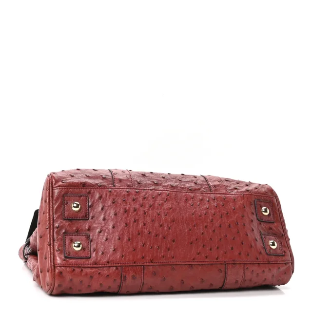 Mulberry Bayswater Black Forest in Black Ostrich from FASHIONPHILE, photo 4 of 9
