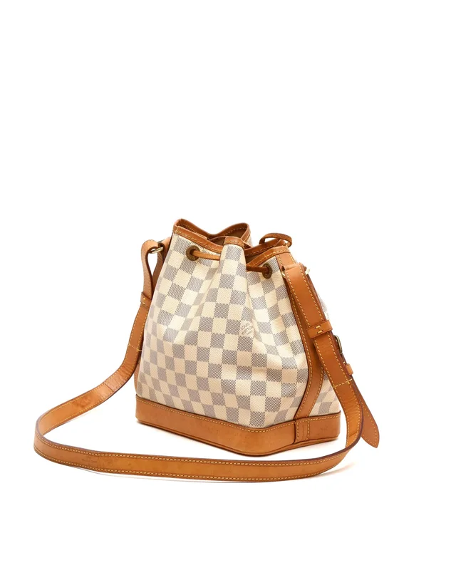 Louis Vuitton Damier Azur Noé BB Bag in Canvas from A Retro Tale, photo 3 of 10