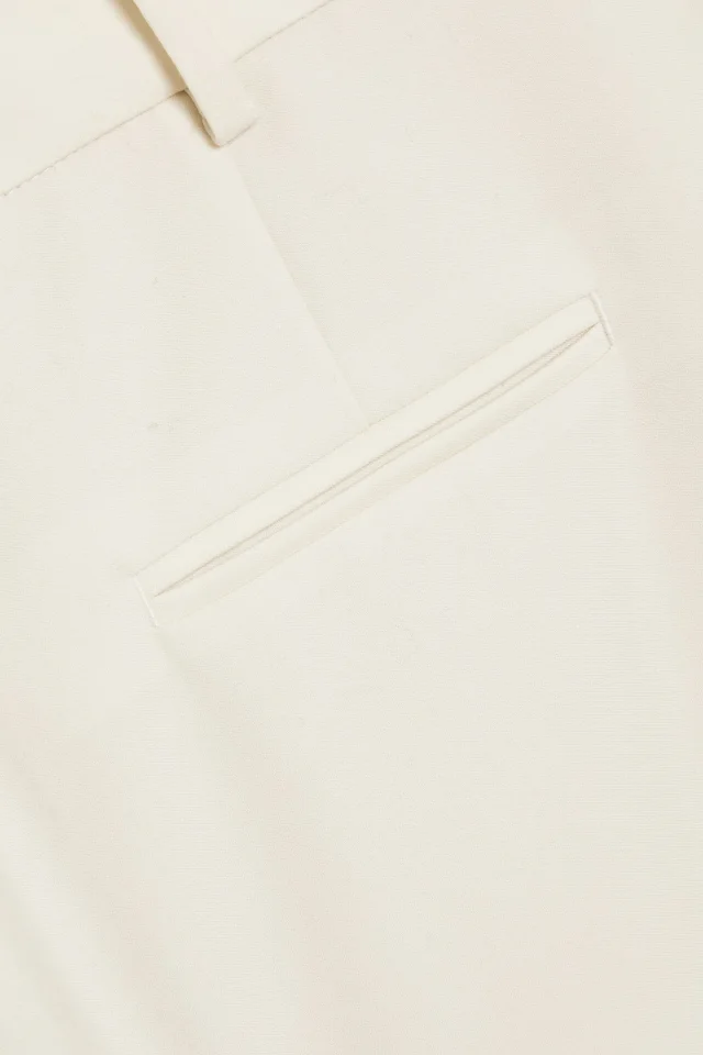Another Tomorrow Wool-Crepe Wide-Leg Pants in Ivory, photo 3 of 3 from THE OUTNET