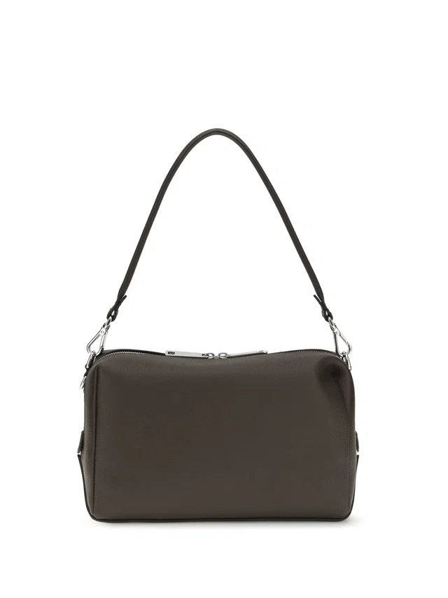 Fendi Shoulder Bag — Brown Calf Leather Bos Taurus in Brown Calfskin from HEWI