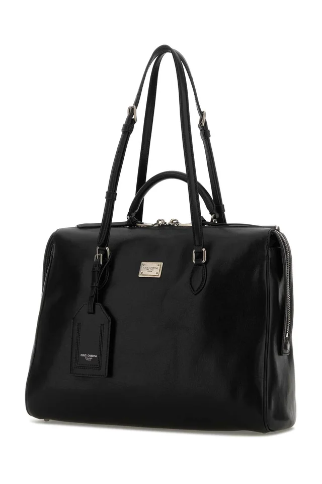 Dolce & Gabbana Top Handle Bag — Black in Black Calfskin from HEWI, photo 2 of 2