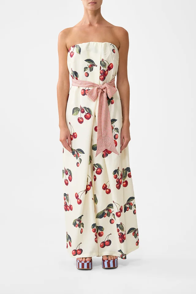 Camilla eBoutique FRONT PLEAT STRAPLESS JUMPSUIT NOTES FROM THE ROAD from CAMILLA, photo 1 of 1