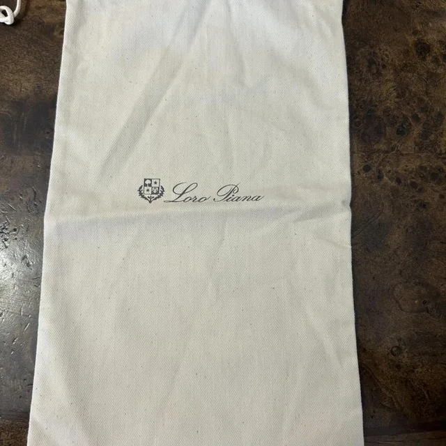Loro Piana Women's Luggage and travel - White/Cream in white from Depop, photo 1 of 1