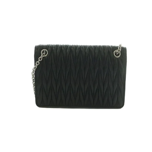 Miu Miu Matelasse Shoulder Bag Tote Flap Nappa Leather Quilted Black in black Nappa leather from Poshmark