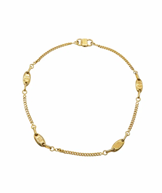 Celine Triomphe Necklace in Leather from Luxury Promise