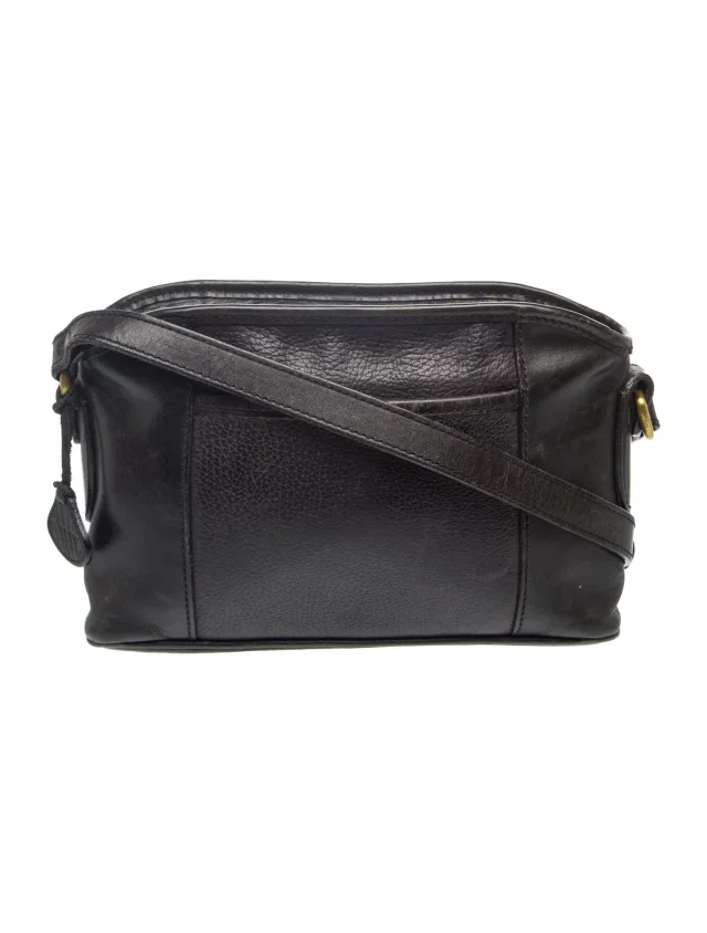 Bally Leather Crossbody Bag in black Leather from The RealReal