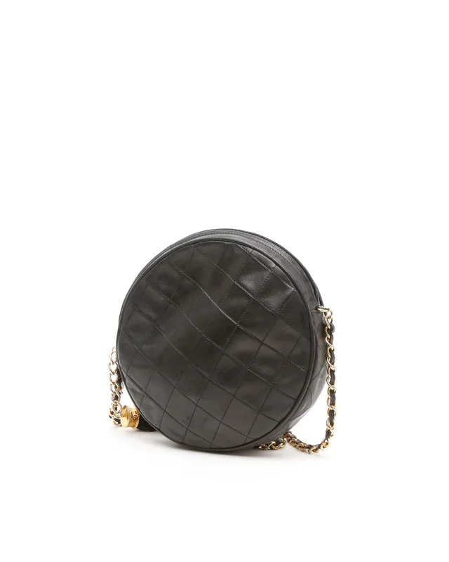 Chanel Classic Round Tassel Chain Crossbody Bag in Lambskin from A Retro Tale, photo 2 of 8