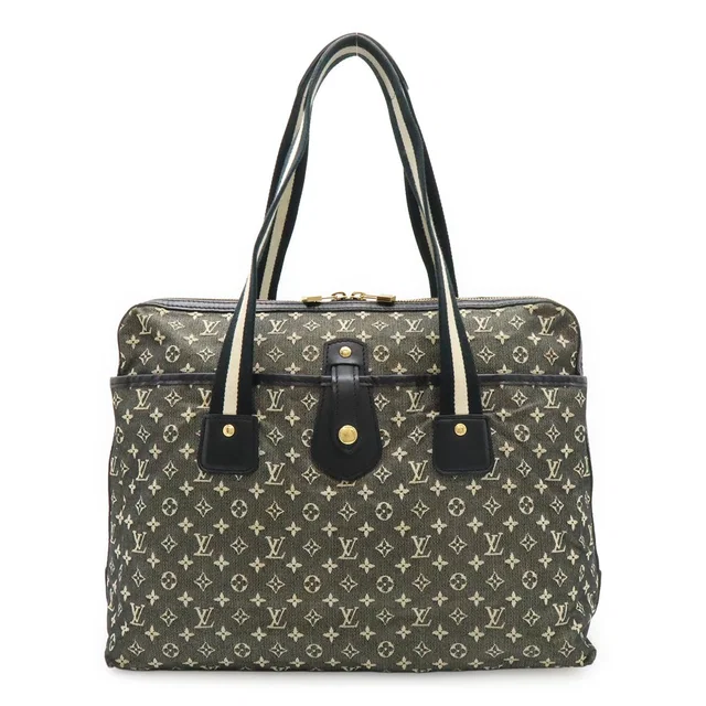 Louis Vuitton Monogram Mini Kaba Mari Kate Tote Shoulder Bag Semi Noir Black in Black Woven leather from The Reluxe