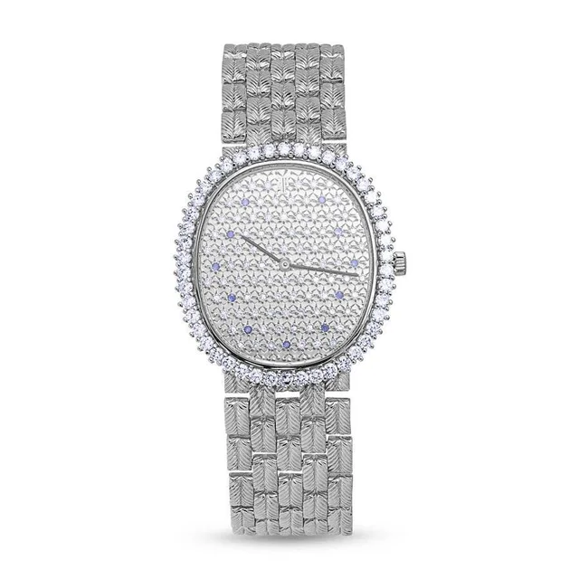 Audemars Piguet Golden Ellipse Diamond Dial Ladies Watch C 96956 in gold|white from Jomashop.com