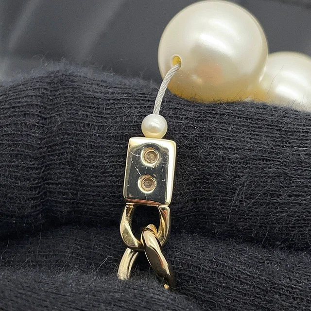 Chanel Matelasse Pearl Chain Wallet BlackAP1841 Lambskin Pearl in Lambskin from GALLERY RARE, photo 15 of 19