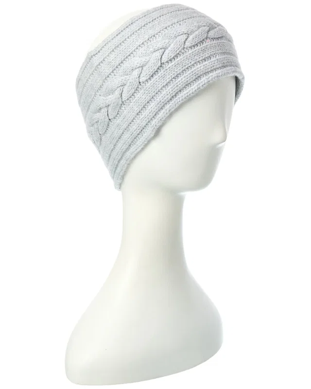 Brodie Cashmere Chunky Cable Cashmere Headband, image 1 of 1 from Rue La La