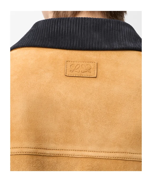 Loewe Trucker jacket in suede goat skin, photo 5 of 5 from SENSER