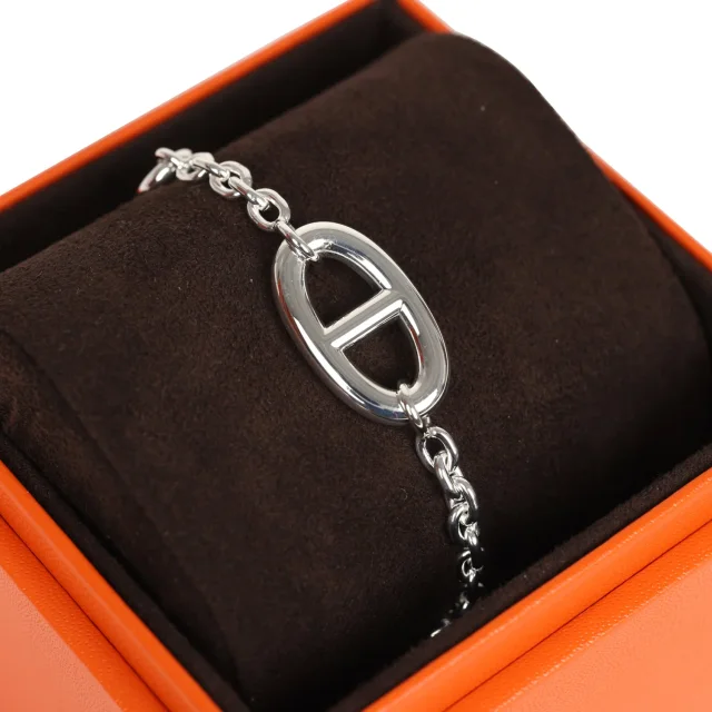 Hermès Farandole Bracelet Short Sterling Silver Hardware from Madison Avenue Couture, photo 3 of 3