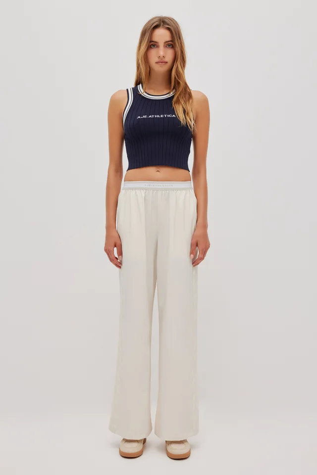 Athletica Contrast Rib Knit Tank 135 in Blue from Aje, photo 1 of 1