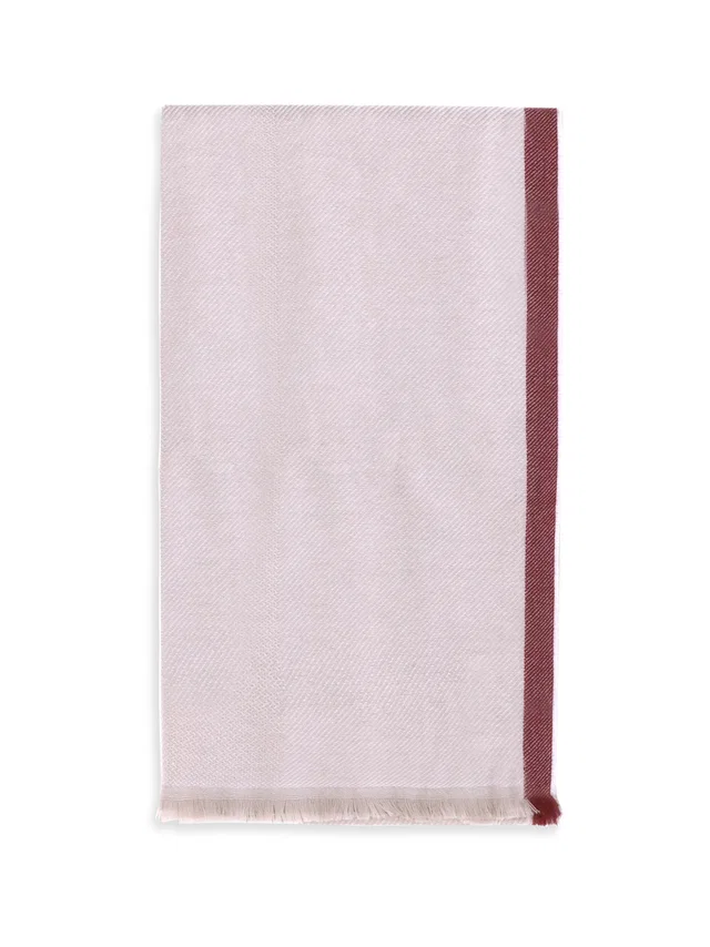 Brunello Cucinelli Cashmere Scarf — Pink Scarfs in Pink Cashmere from HEWI