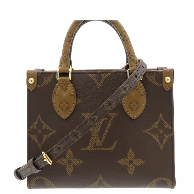 Louis Vuitton On The Go BB Monogram Reverse 2-Way Shoulder Bag in Coated canvas from The Reluxe