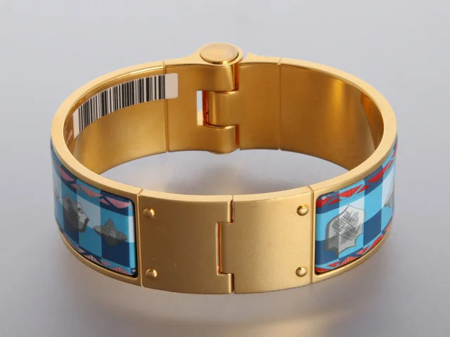 Hermès Wide Mors et Gourmette Charnière Bracelet from Ann's Fabulous Finds, photo 4 of 6
