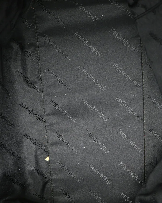 Saint Laurent Logo Plate Tote Bag in Canvas from A Retro Tale, photo 7 of 8