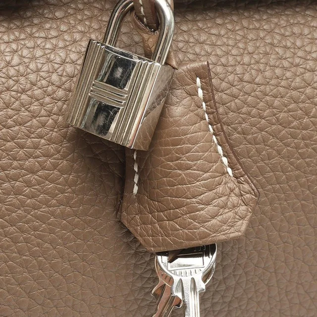 Hermès Birkin 35 Togo Etoupe Bag in Taupe Togo leather from A Retro Tale, photo 8 of 12