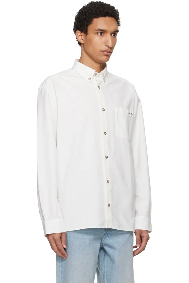 A.P.C. Off-White Mateo Shirt, photo 2 of 4 from SSENSE