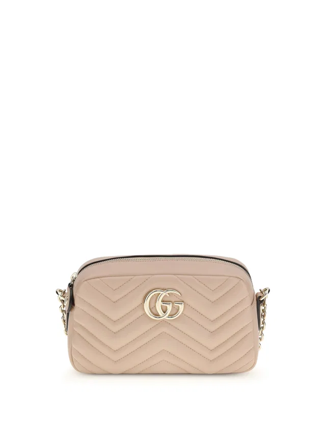 Gucci Marmont Shoulder Bag — Beige Lamb Ovis Aries in Beige Lambskin from HEWI