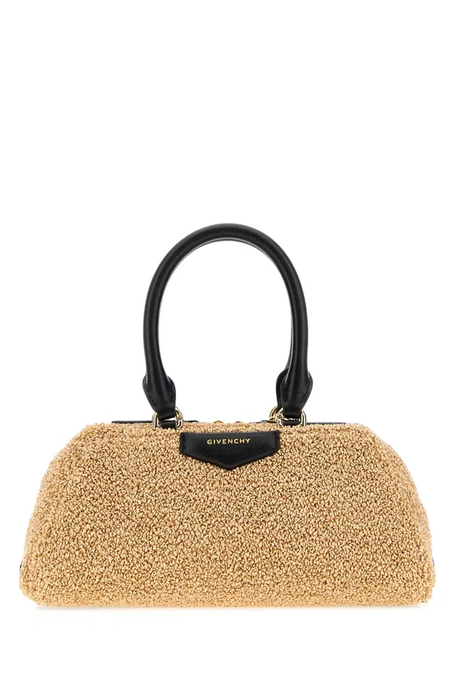 Givenchy East Top Handle Bag — Beige in Beige Woven leather from HEWI