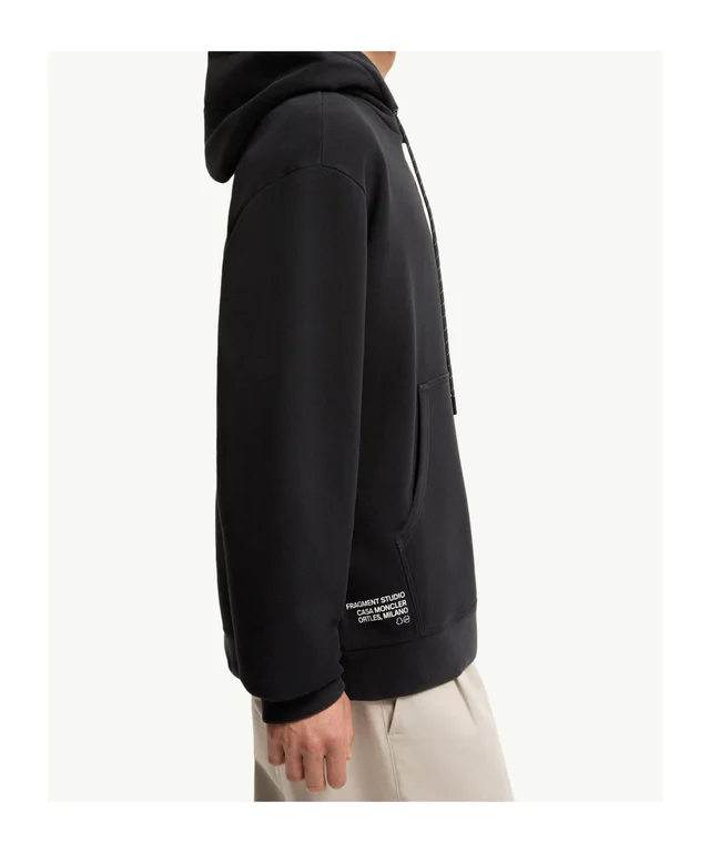 Moncler x Fragment Logo Cotton Hoodie, photo 4 of 7 from SENSER