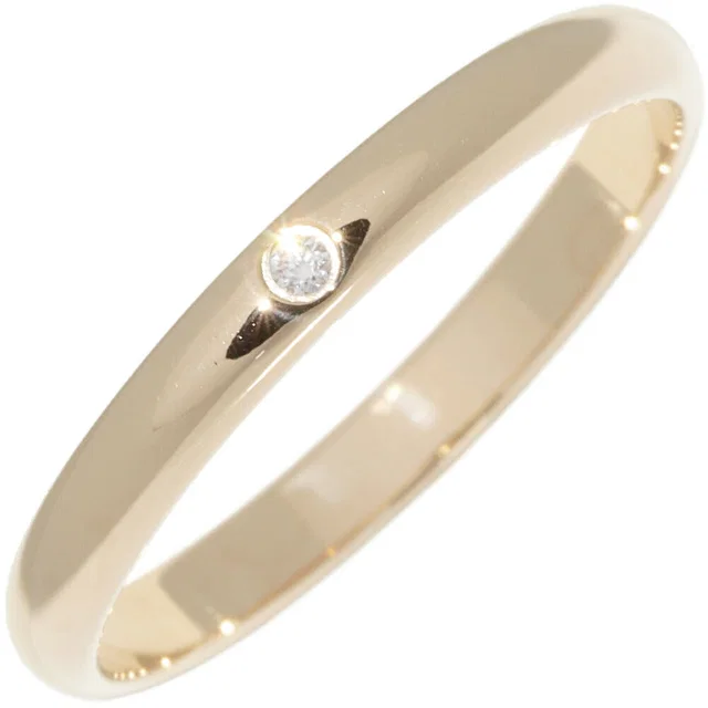 Cartier 1895 Wedding Ring Au750 Diamond Ring Size 56 from LuxUness