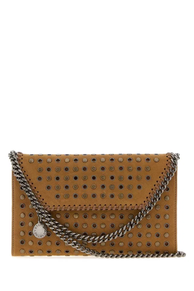 Stella McCartney Falabella Crossbody Bag — Brown in Brown Suede from HEWI
