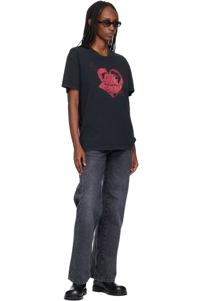 OUR LEGACY Black Loose T-shirt, photo 4 of 4 from SSENSE