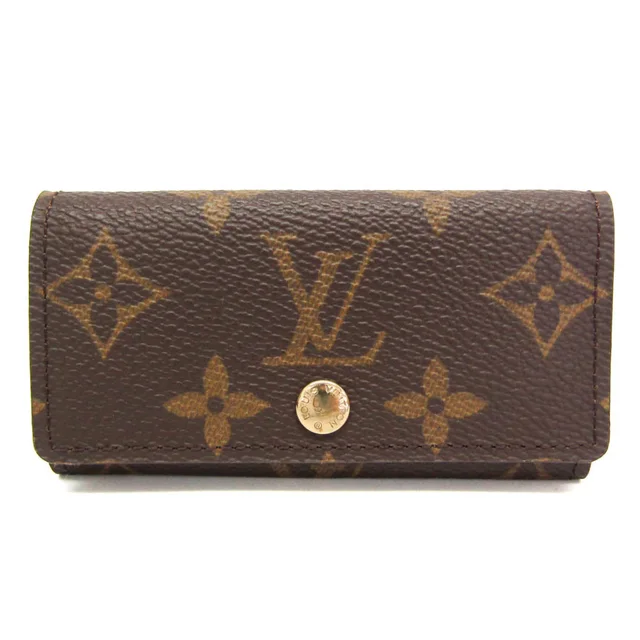 Louis Vuitton 4 Key Holder M62631 Men,Women Monogram Key Case Brown in Brown Monogram from Elady