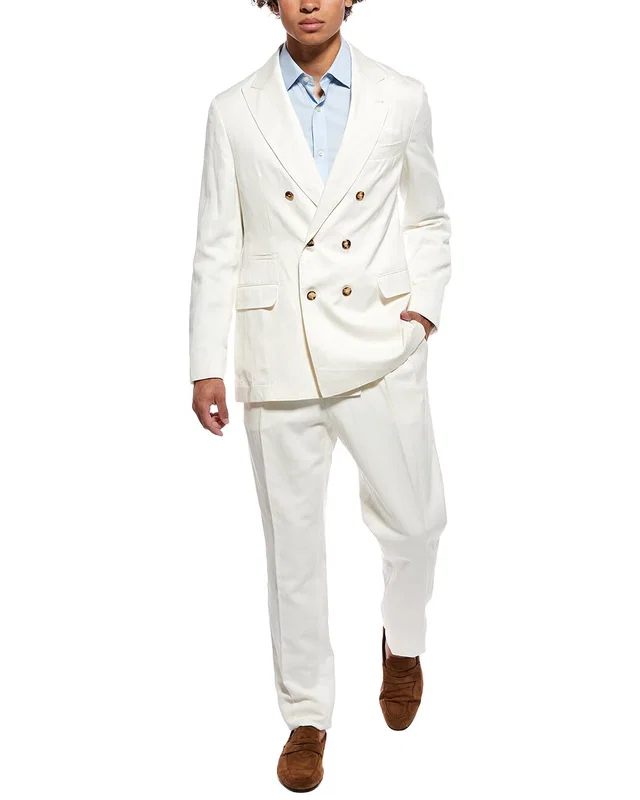 Brunello Cucinelli 2pc Silk & Linen-Blend Suit, image 1 of 1 from Gilt