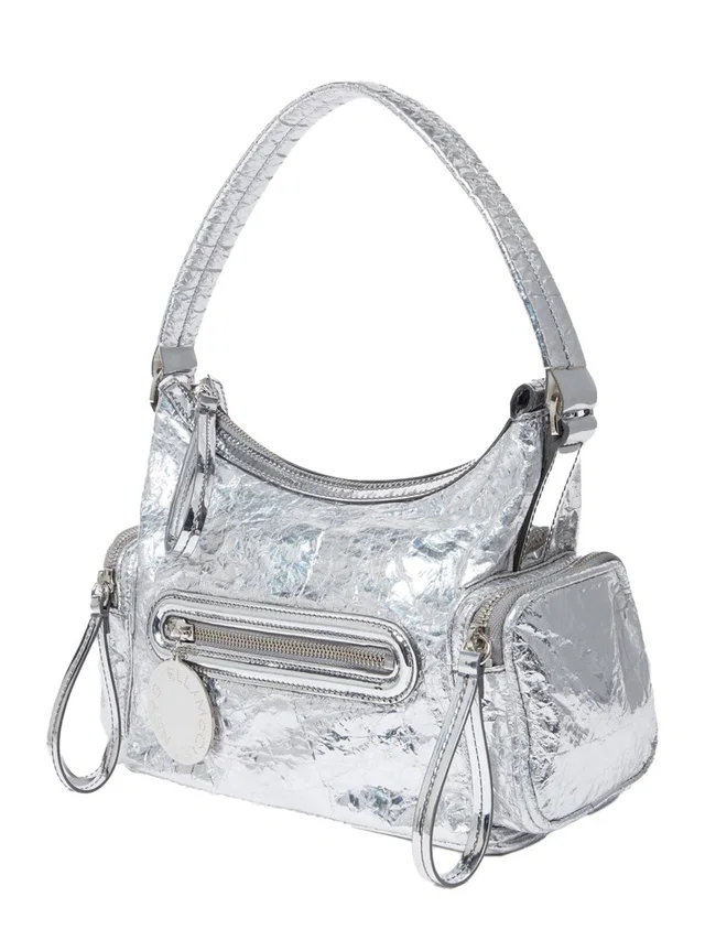 Stella McCartney Shoulder Bag — Silver F: Polyamide in Silver Nylon from HEWI