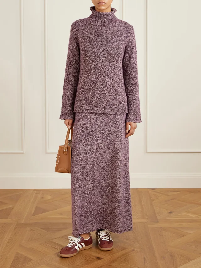 THE ELDER STATESMAN Flow cashmere turtleneck sweater in Red, photo 2 of 2 from NET-A-PORTER (Canada)