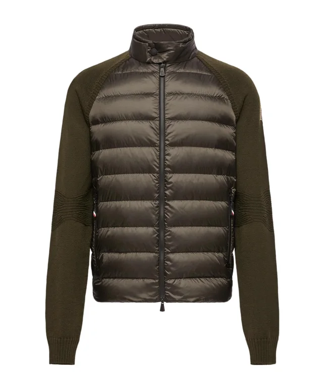 Moncler Wool Blend Padded Zip-Up Cardigan from SENSER, photo 1 of 1