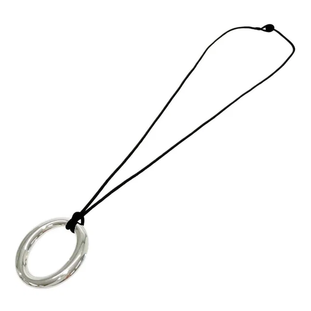 Tiffany & Co. Silver Seviana Silk Code Necklace in Silver Silk from The Reluxe