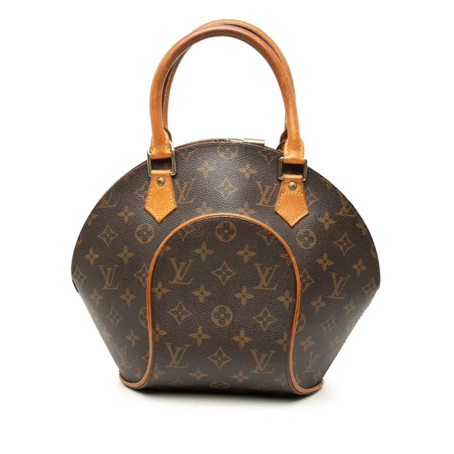 Brown Louis Vuitton Monogram Ellipse PM Handbag in Brown Coated canvas from Designer Revival