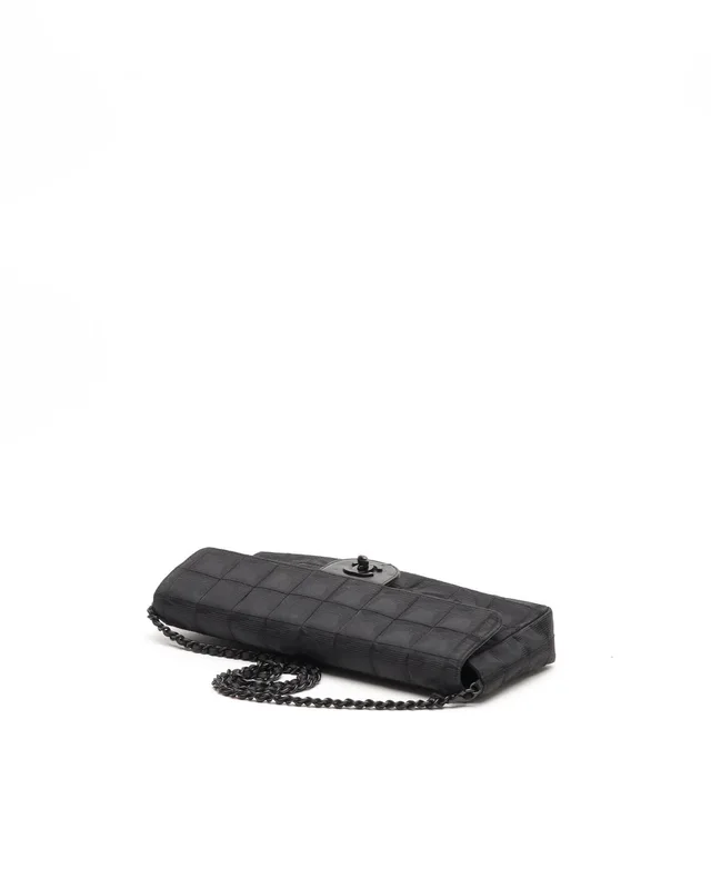 Chanel East West Chocolate Bar Bag in Brown Nylon from A Retro Tale, photo 5 of 15